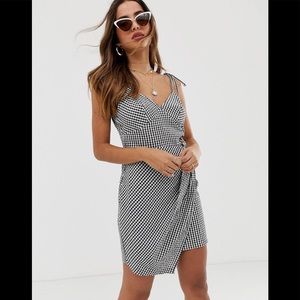 ASOS Design knot front mini sundress